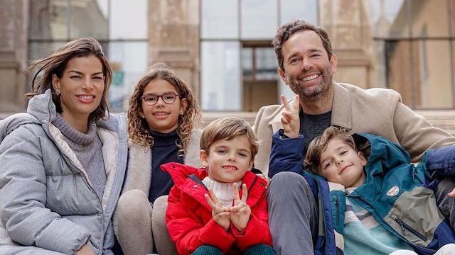 Bárbara Coppel y su familia