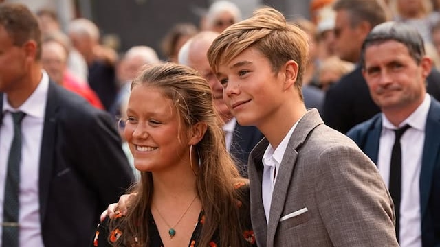 Isabella y Vincent de Dinamarca en Gråsten