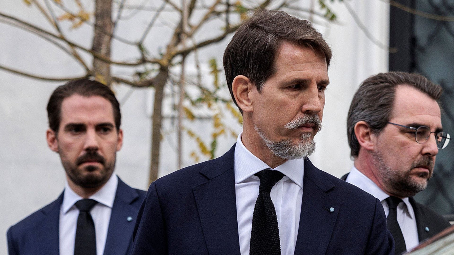 Primeras imágenes de los hijos de Constantino de Grecia tras la muerte de su padre