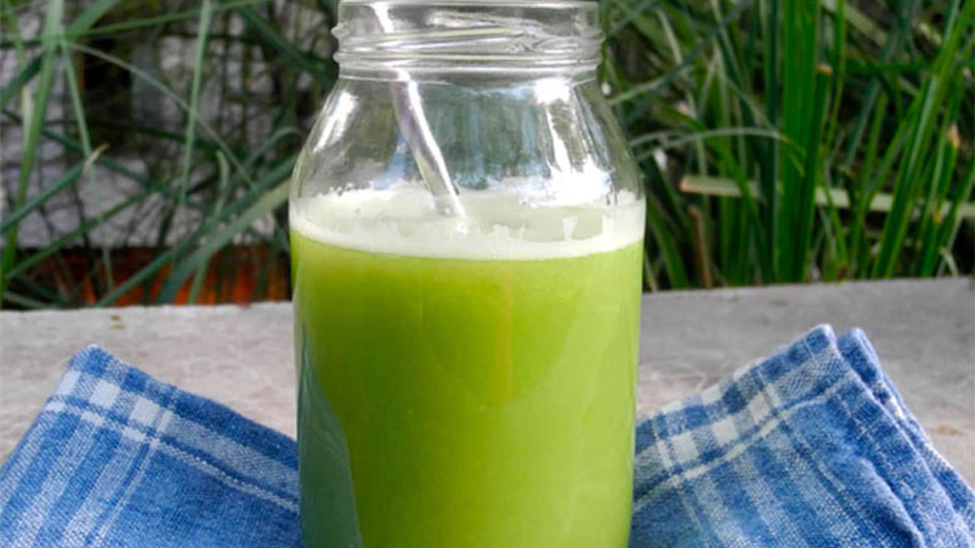 'Smoothie' verde con espirulina