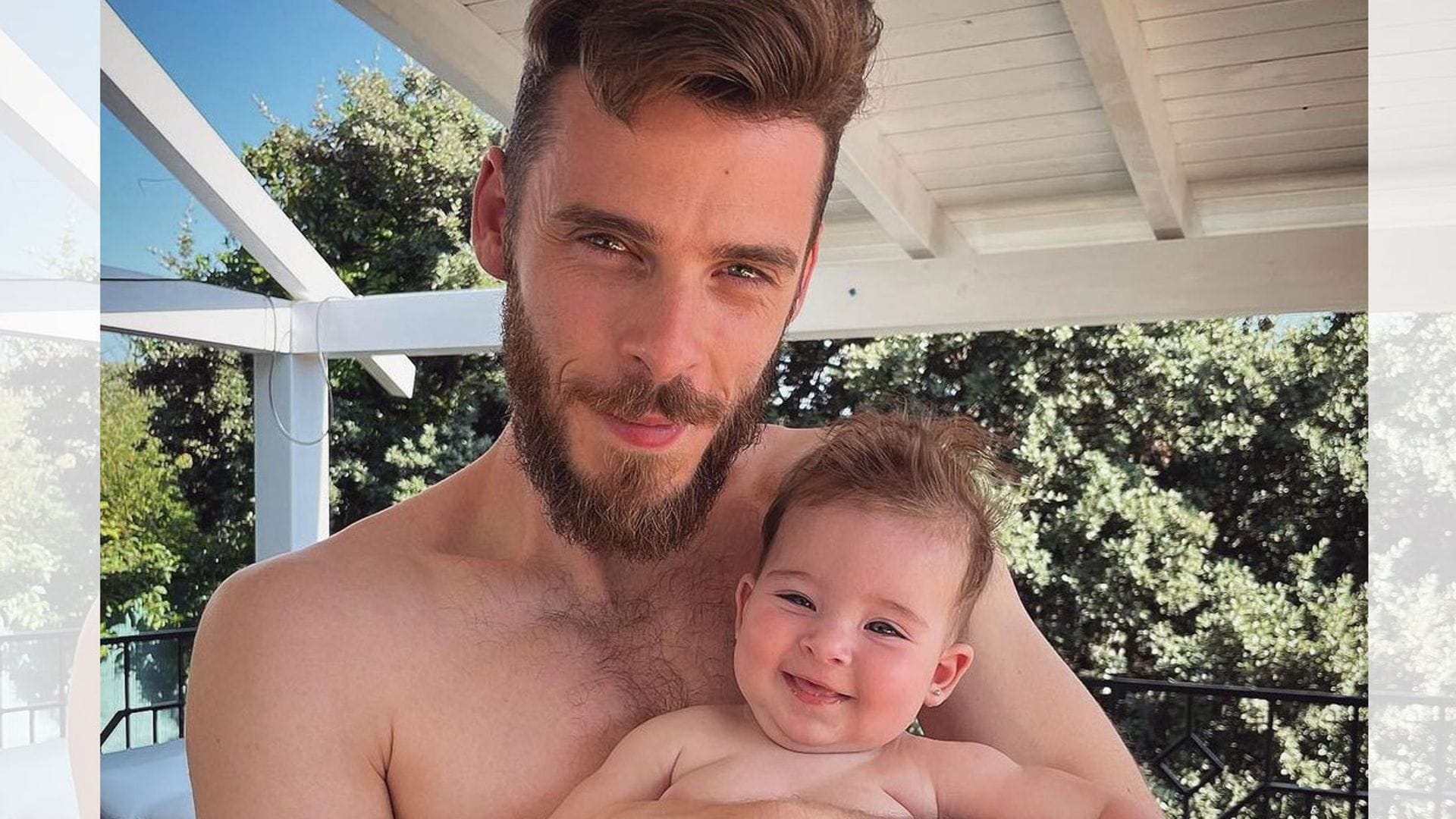 David de Gea presume de hija y todos opinan lo mismo: ¡son iguales!