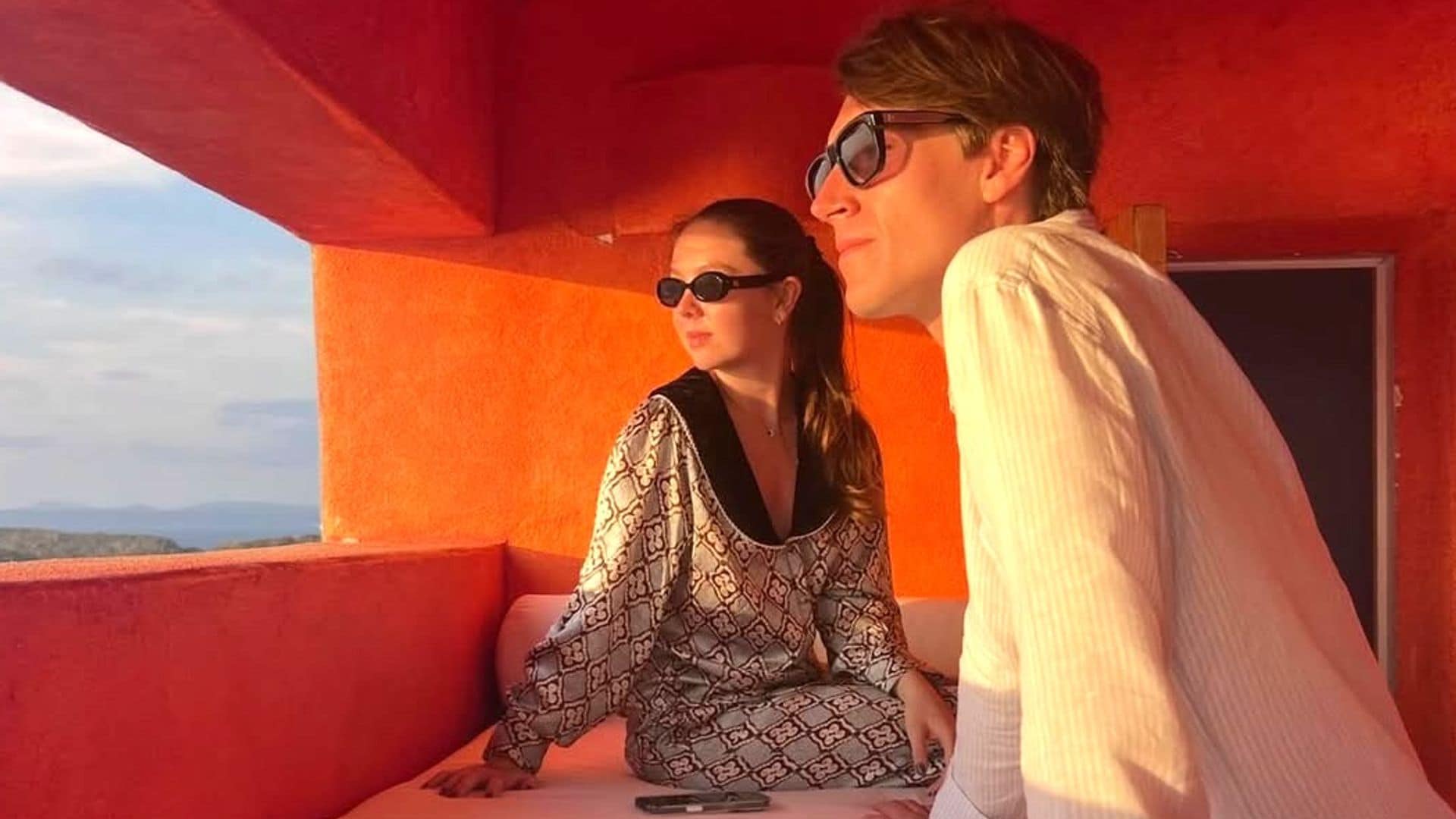 Alejandra de Hannover en México con su novio.