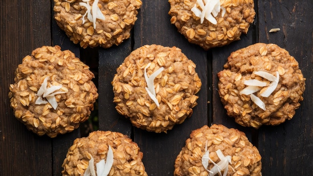 Galletas de avena y coco