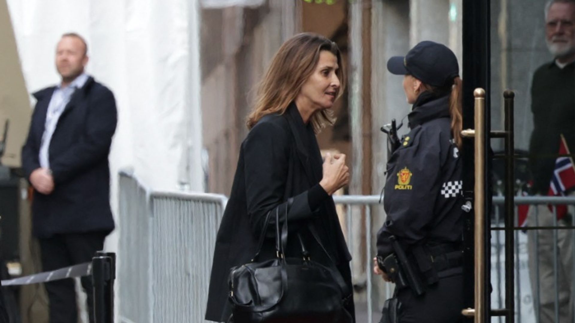 Rosario Nadal a su llegada a Oslo