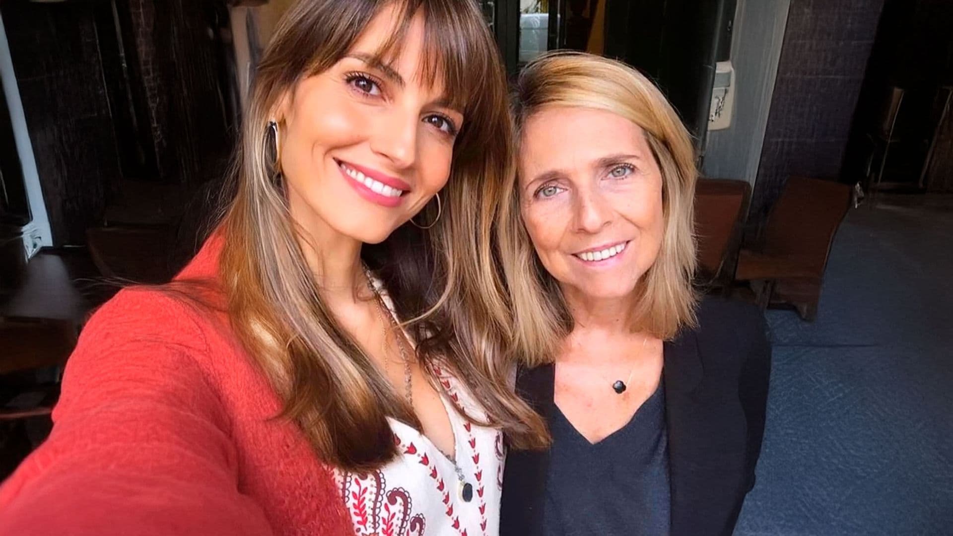 Ariadne Artiles y su madre comparten entrenamiento de fuerza