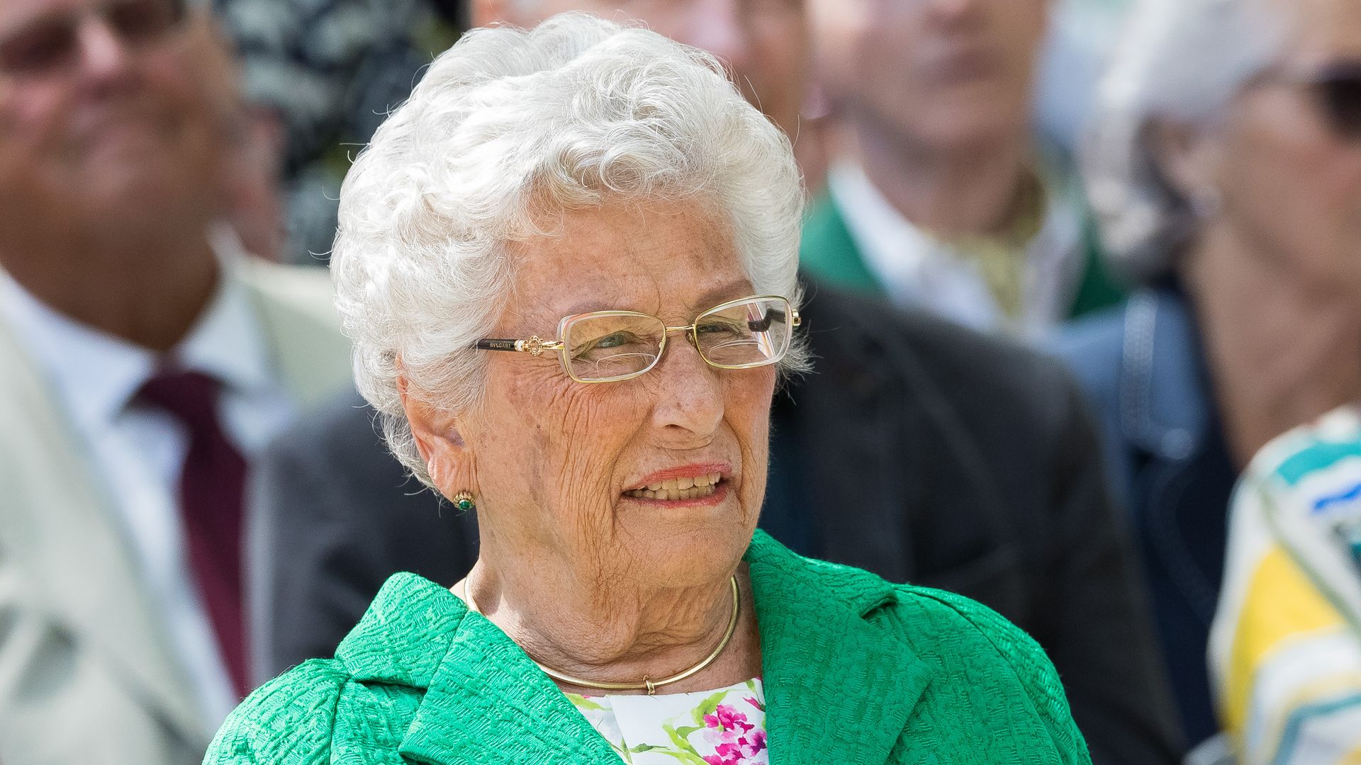 La princesa Astrid de Noruega en el 80 cumpleaños de la Reina.