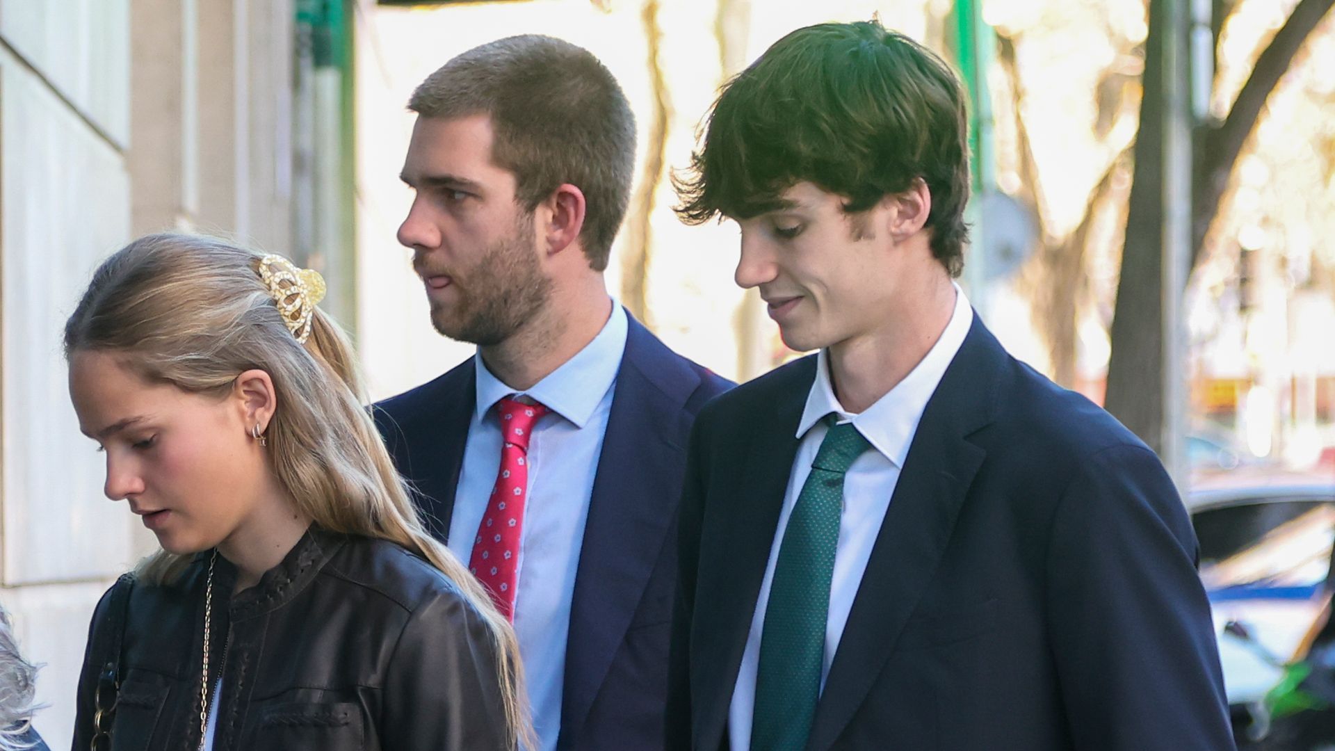 Irene, Juan y Pablo, tres de los hijos de Iñaki Urdangarin