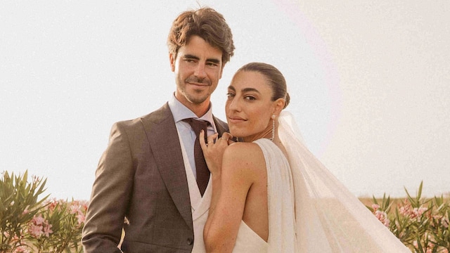Claudia Jiménez con su marido, Vicente Benítez