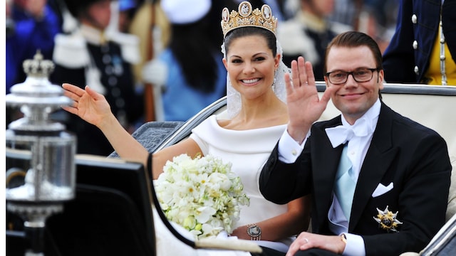 Boda de Victoria de Suecia y Daniel Westling en estocolmo