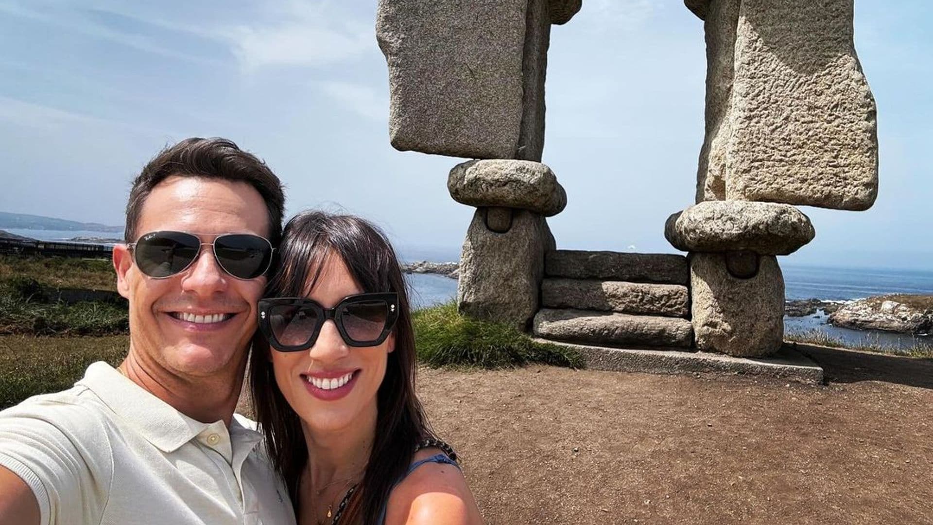 Patricia Pardo y Christian Gálvez celebran sus bodas de algodón en el lugar donde comenzó su historia de amor