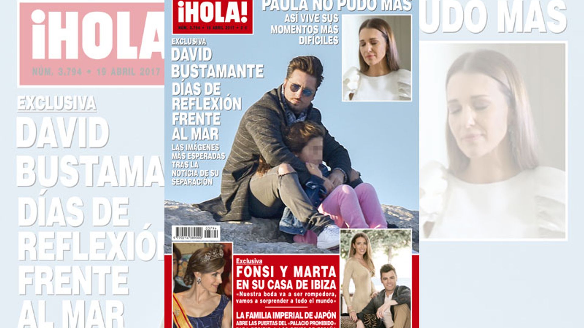 Exclusiva en ¡HOLA!: David Bustamante, días de reflexión frente al mar