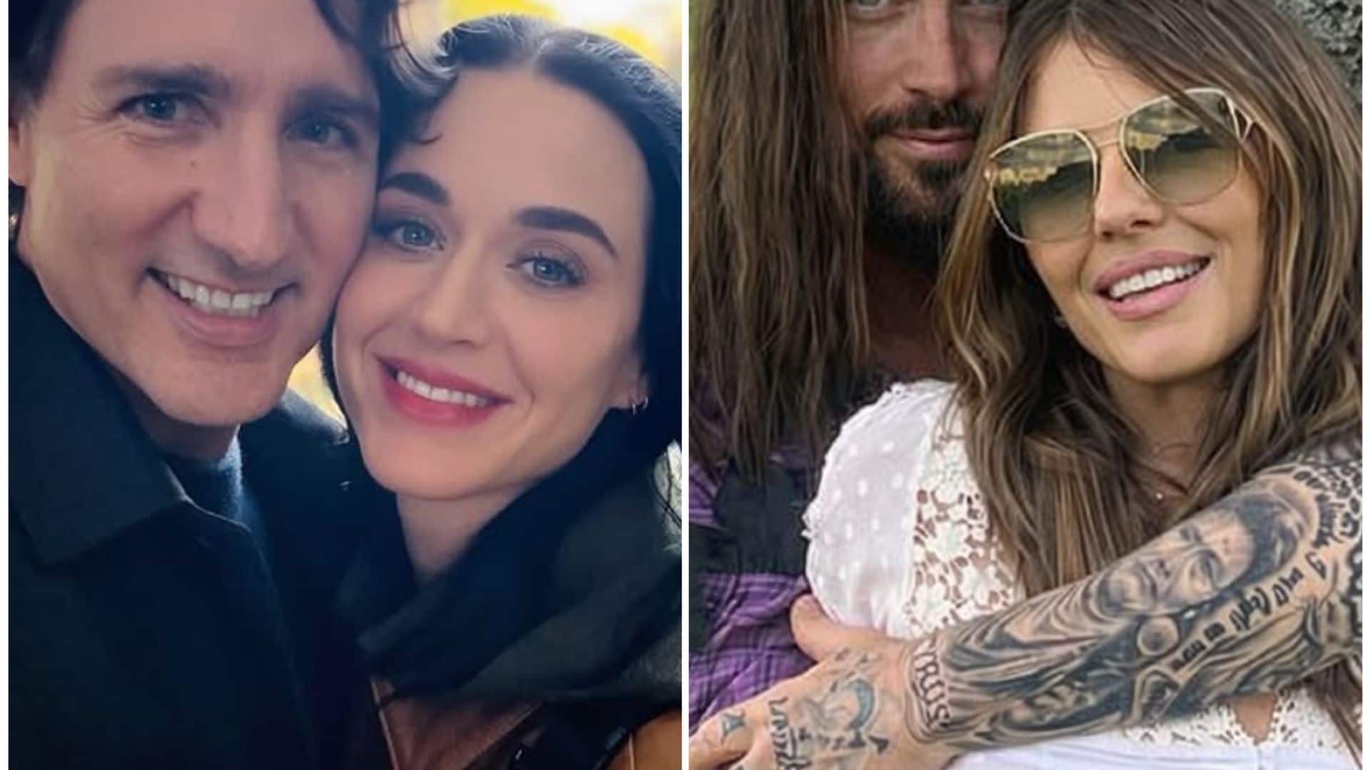 Las parejas que el 2025 nos dejó: de Katy Perry y Justin Trudeau a Elizabeth Hurley y Billy Ray Cyrus
