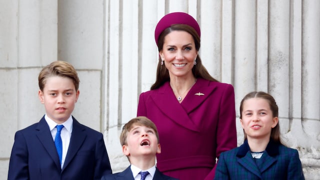 Kate Middleton con sus hijos George, Charlotte y Louis 