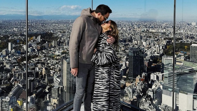 Sofía Castro y Pablo Bernot, felices en su luna de miel.