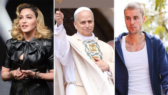Madonna y Justin Bieber, los familiares famosos del Papa León XIV 