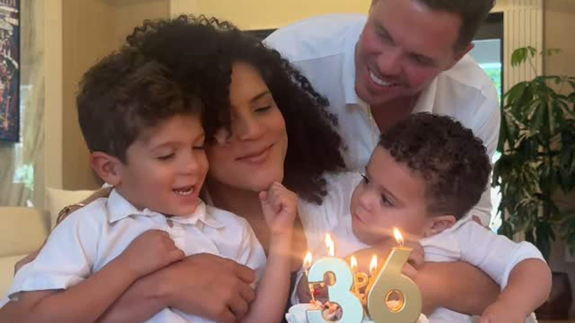 Francisca celebra su cumpleaños a casi nada del nacimiento de su hija Raffaella