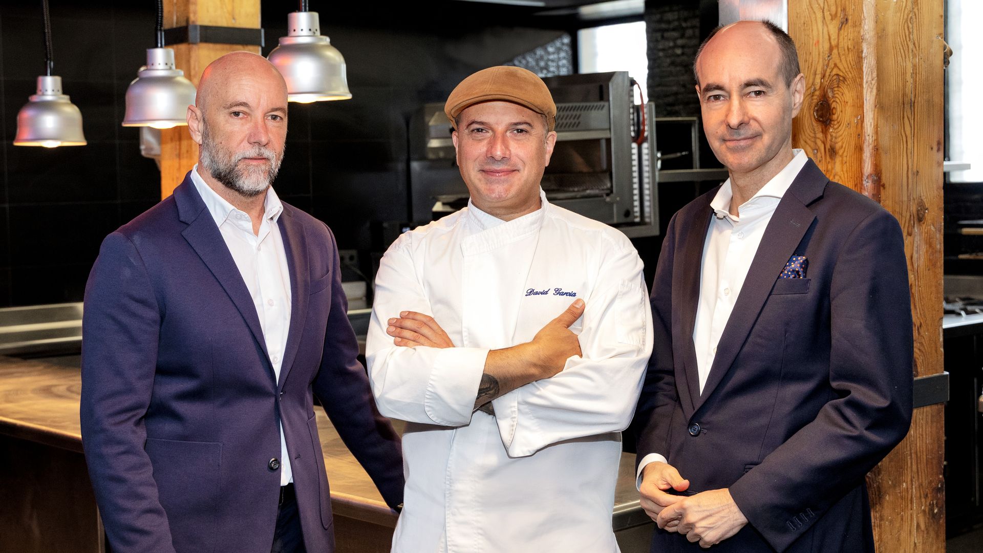 Junto al chef David García 