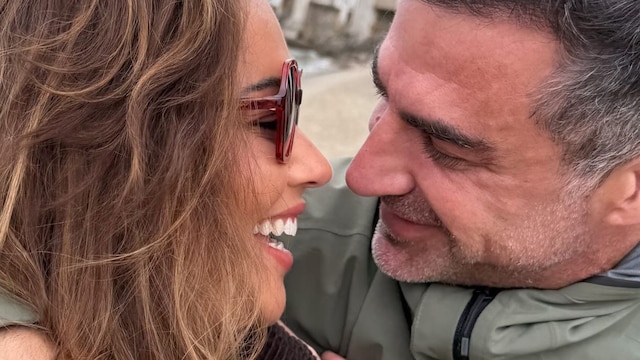 Lara Álvarez, enamorada en Sicilia