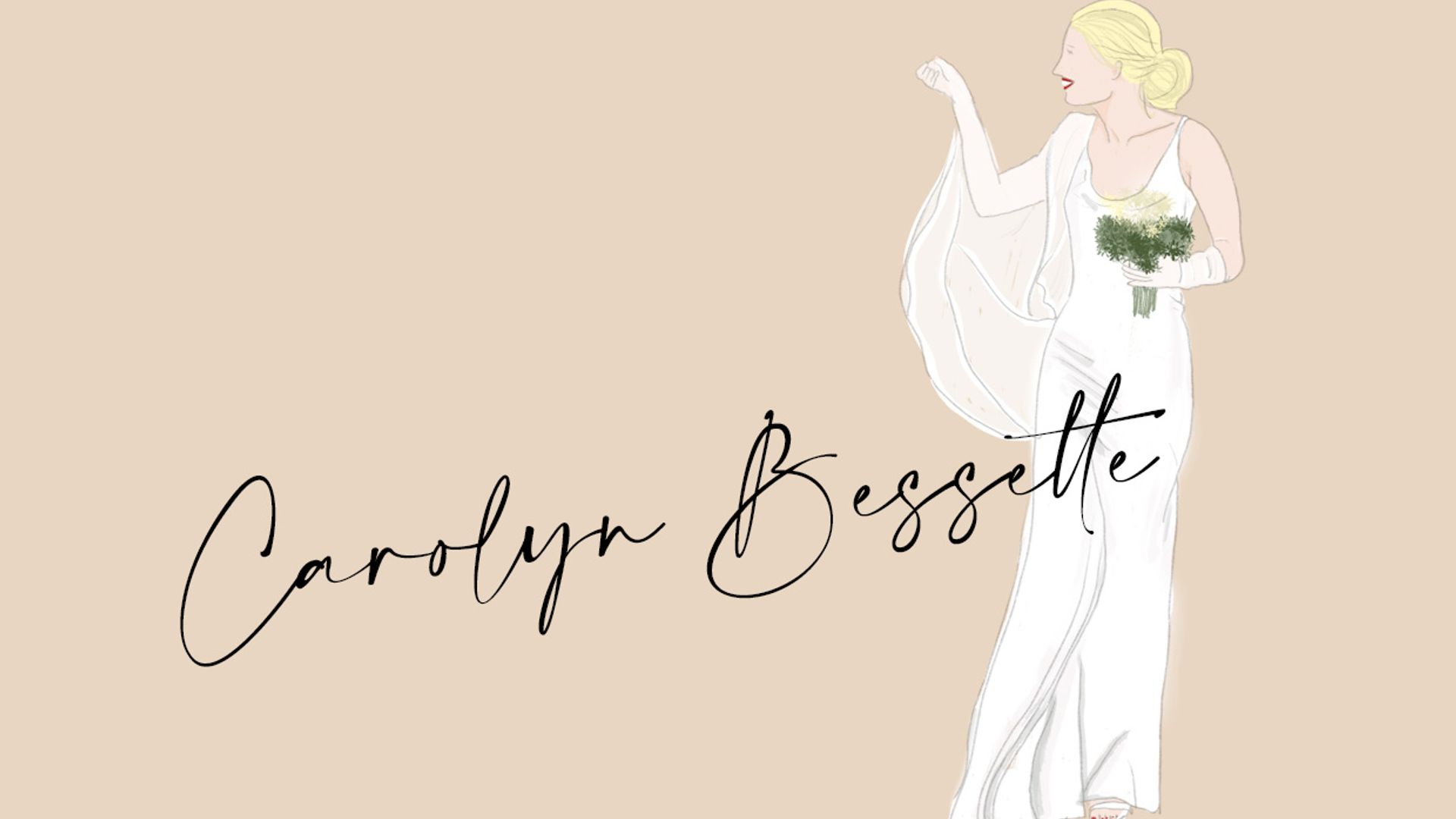 El vestido de novia que reinará en 2021 lo llevó antes Carolyn Bessette