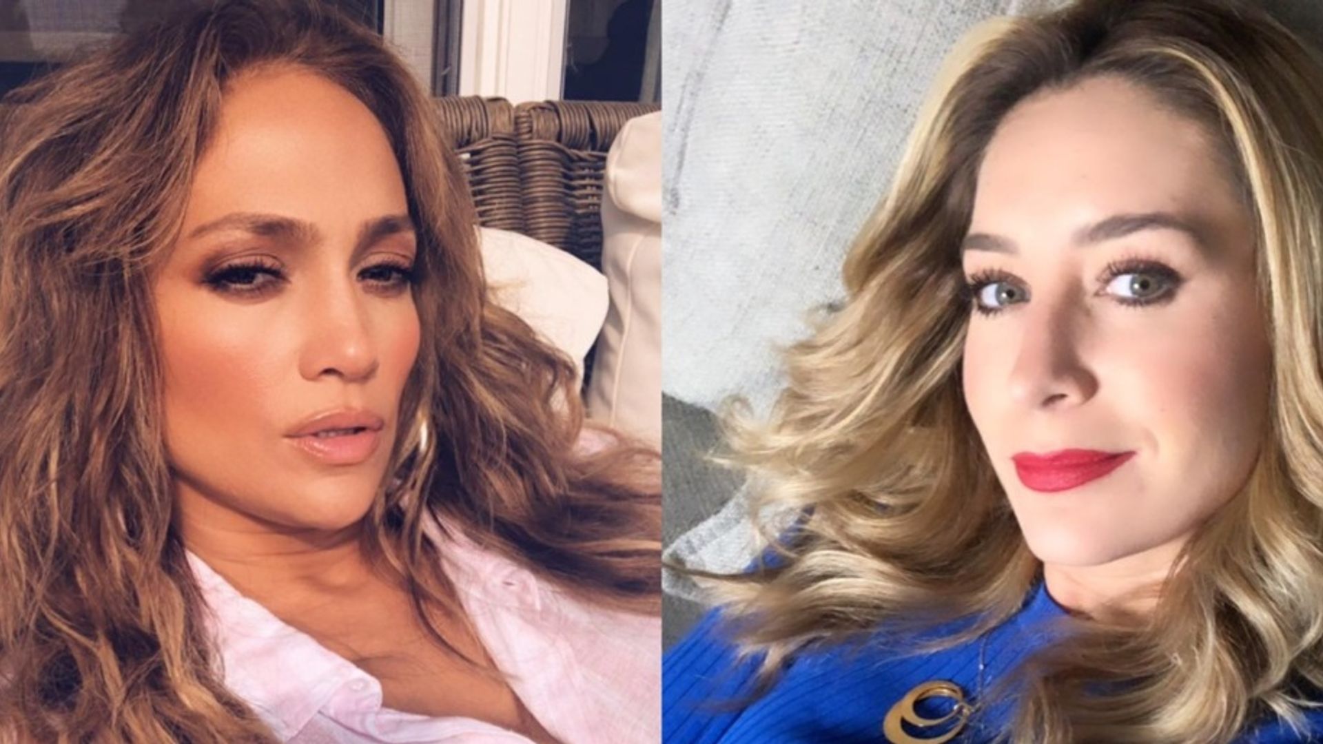 La tierna -y sensual- coincidencia entre Jennifer Lopez y Geraldine Bazán en el #10Yearschallenge