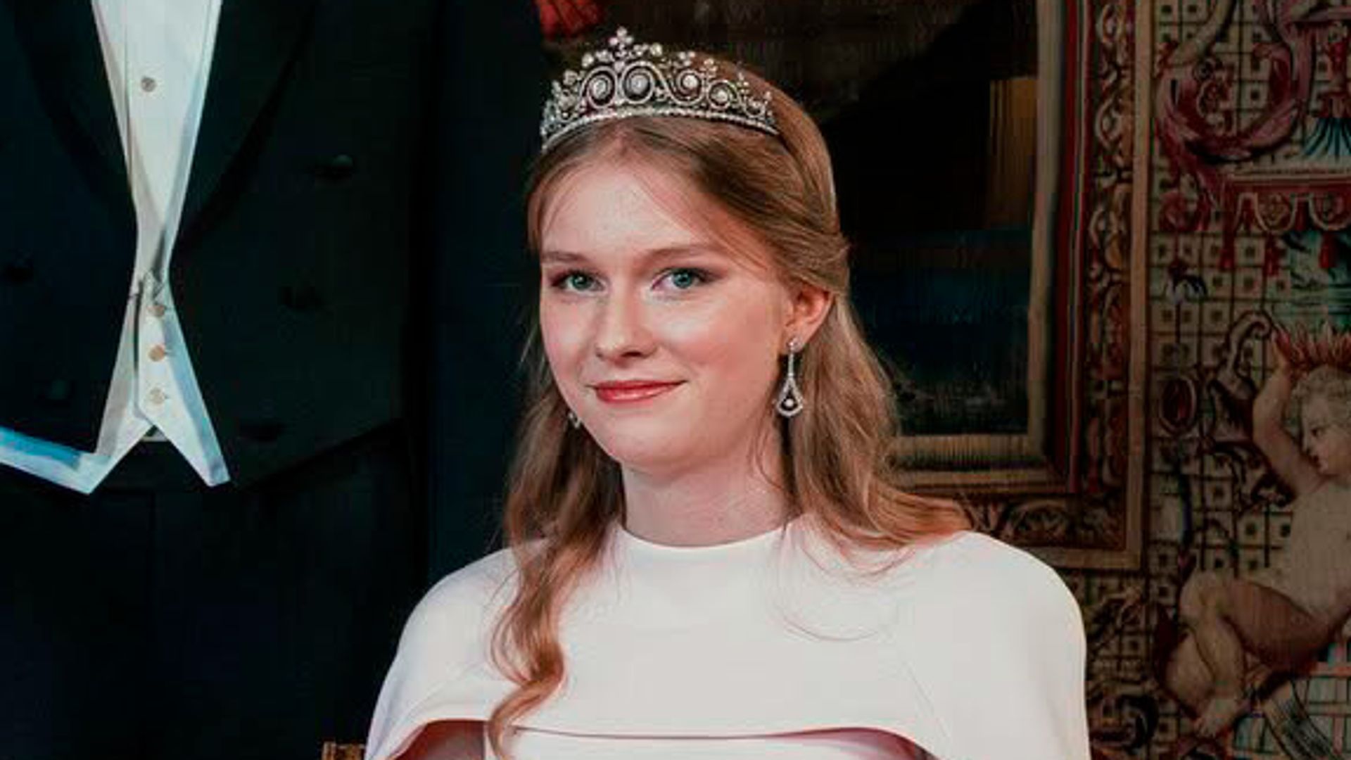 La princesa Eleonore debuta con una tiara inédita: una joya de oro y diamantes rescatada de una subasta de 2019