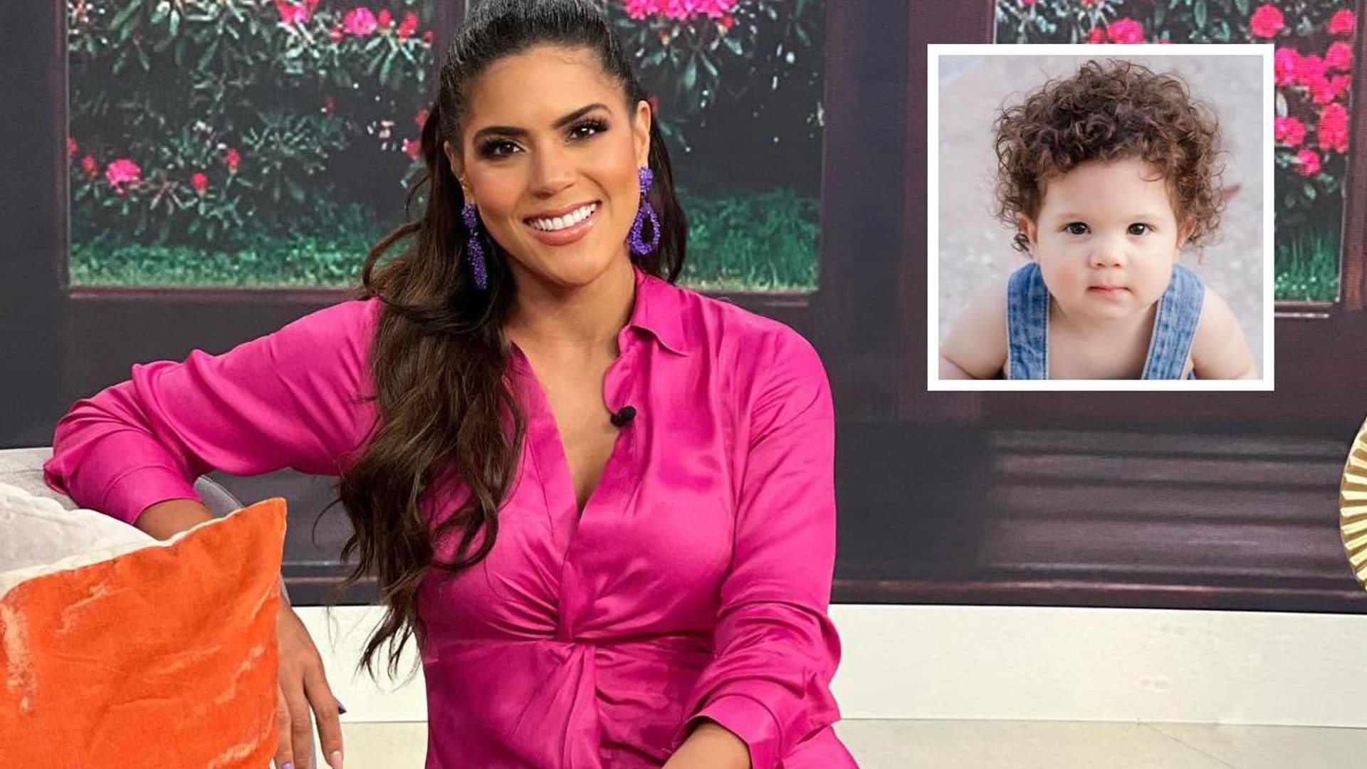 Francisca Lachapel lleva a baby Gennaro a Azua por primera vez