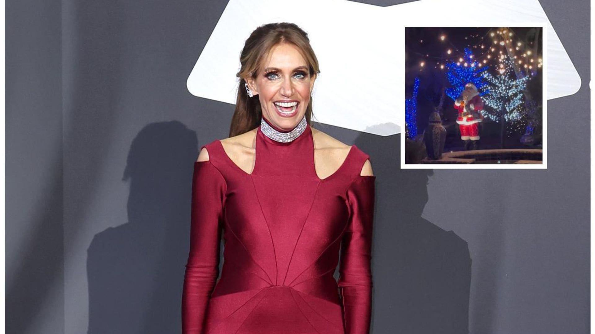 Lili Estefan muestra la increíble decoración navideña que puso en su casa