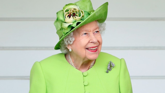 La Reina Isabel II en la Royal Windsor Cup 2021