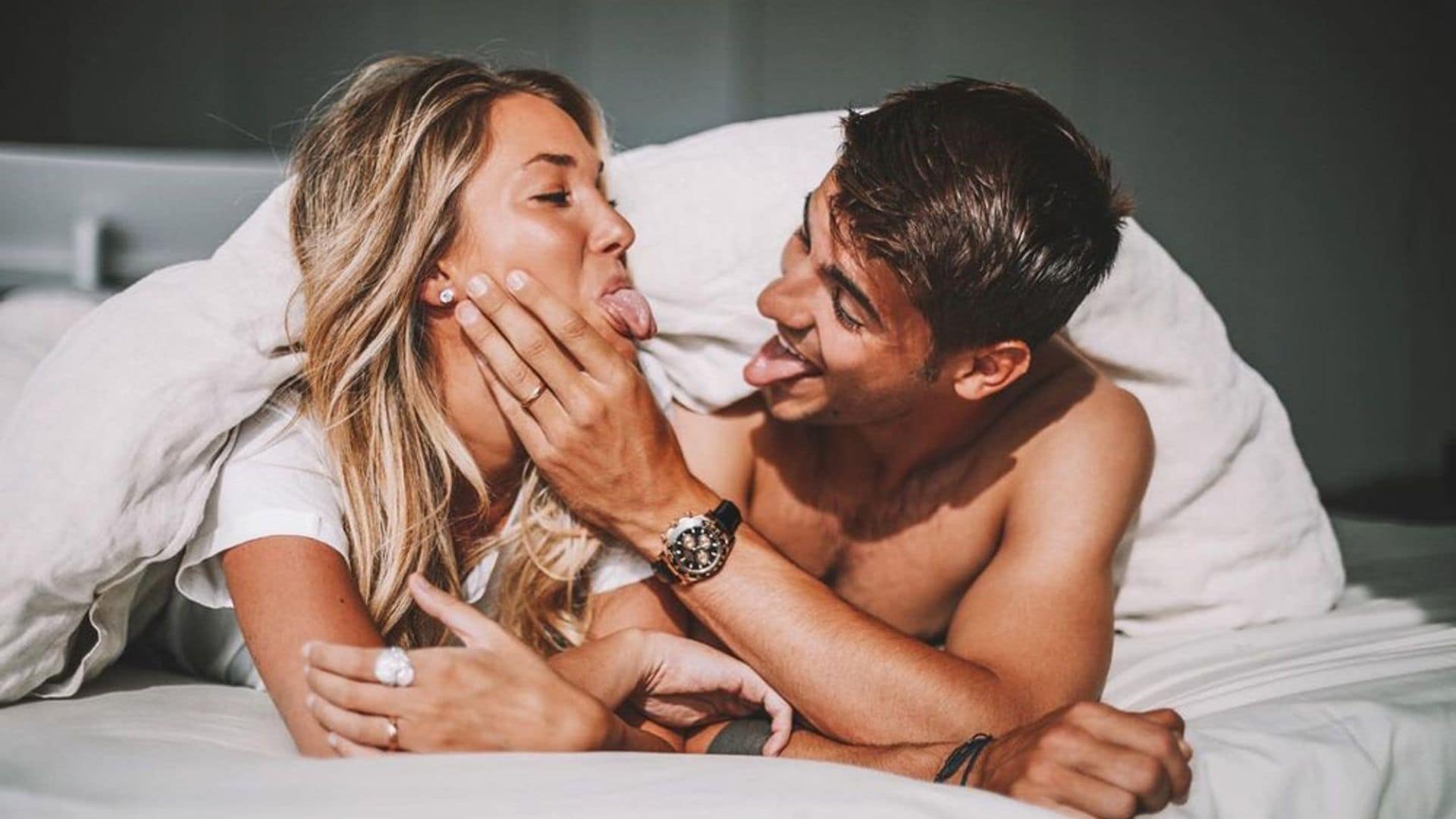 La divertida reacción de Álvaro Morata cuando Alice Campello anuncia que vuelve a entrenar