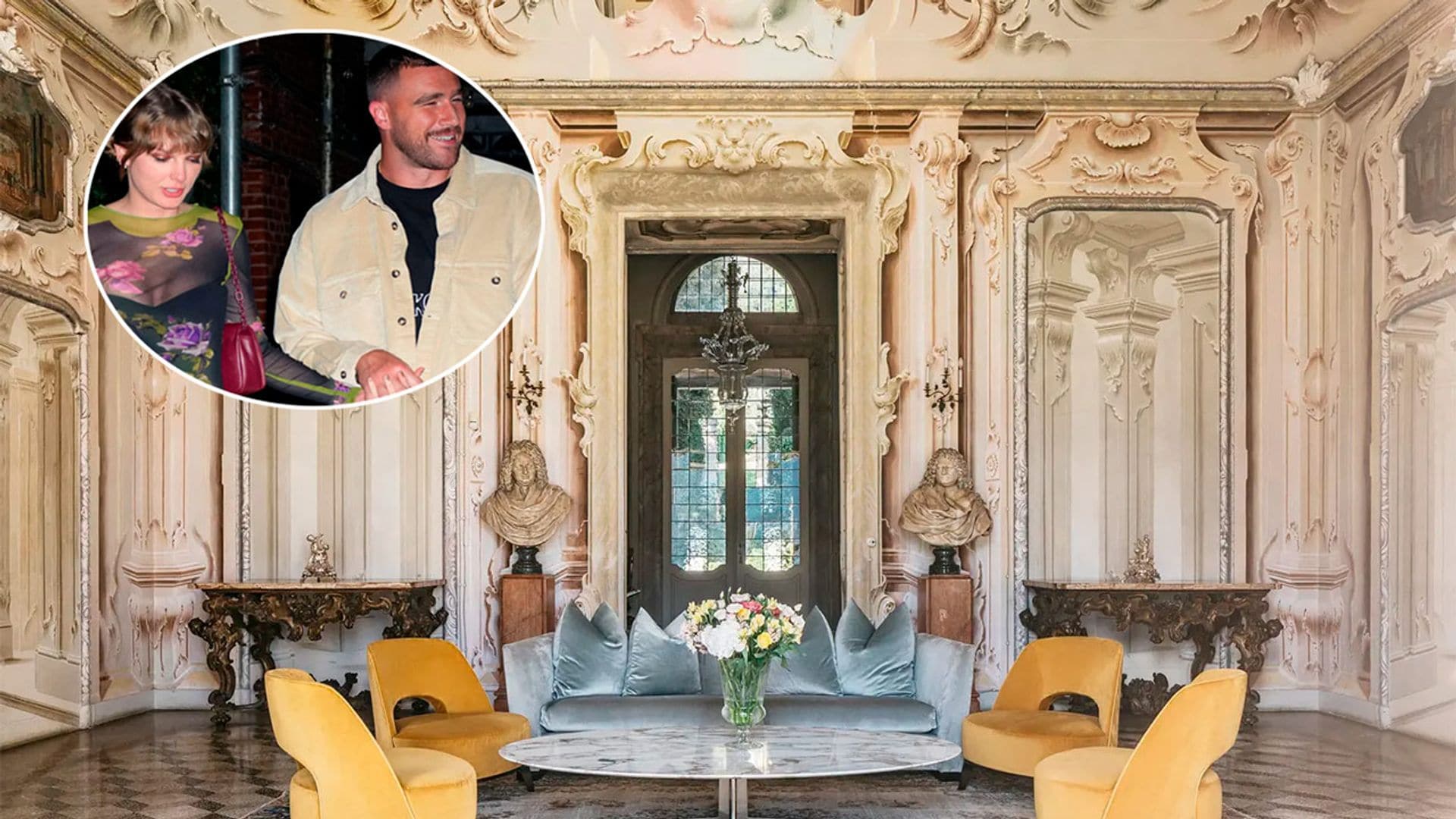 Las imágenes de la lujosa villa en el lago Como a la que Taylor Swift y Travis Kelce se han escapado