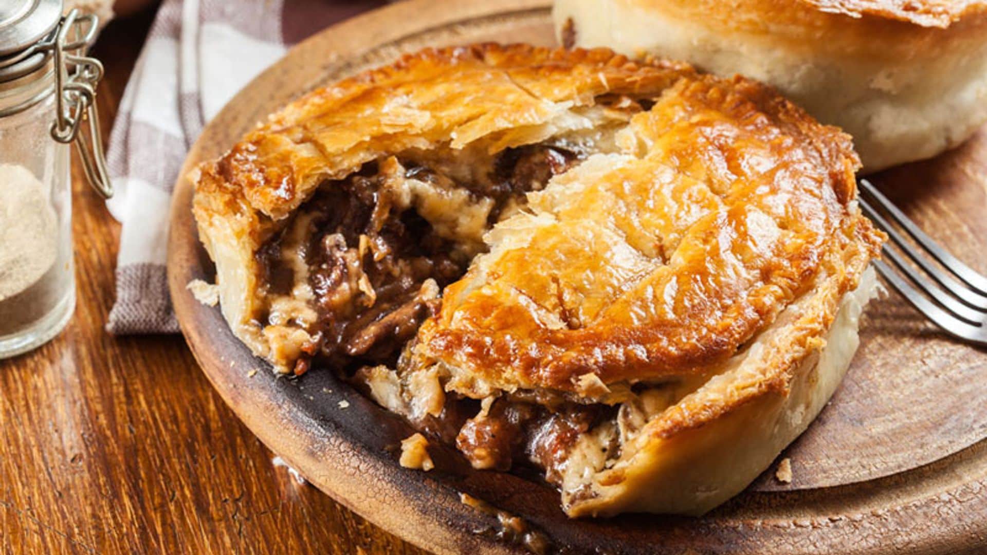 Pastel de carne y hojaldre