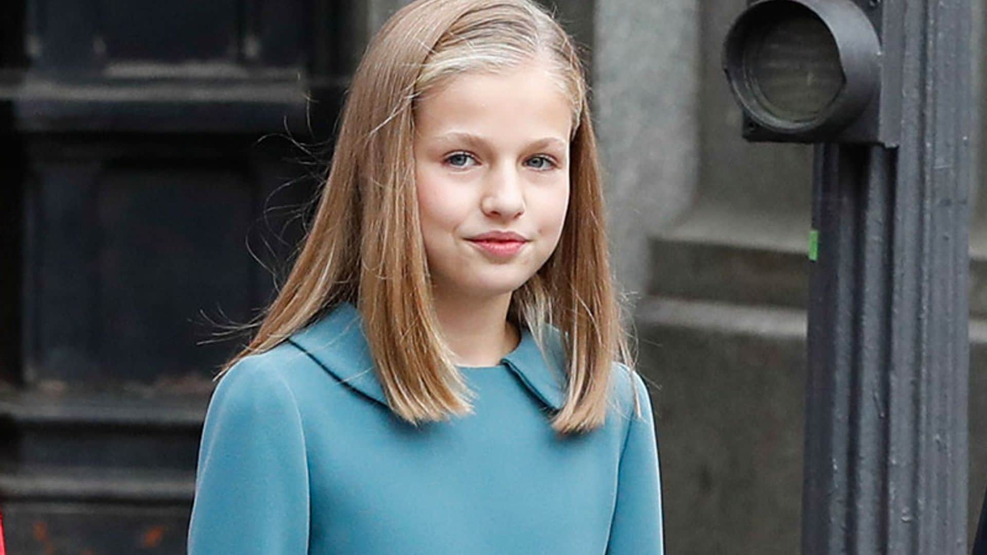 Un detalle en el vestido de la princesa Leonor podría revelar quién es su 'royal' favorita