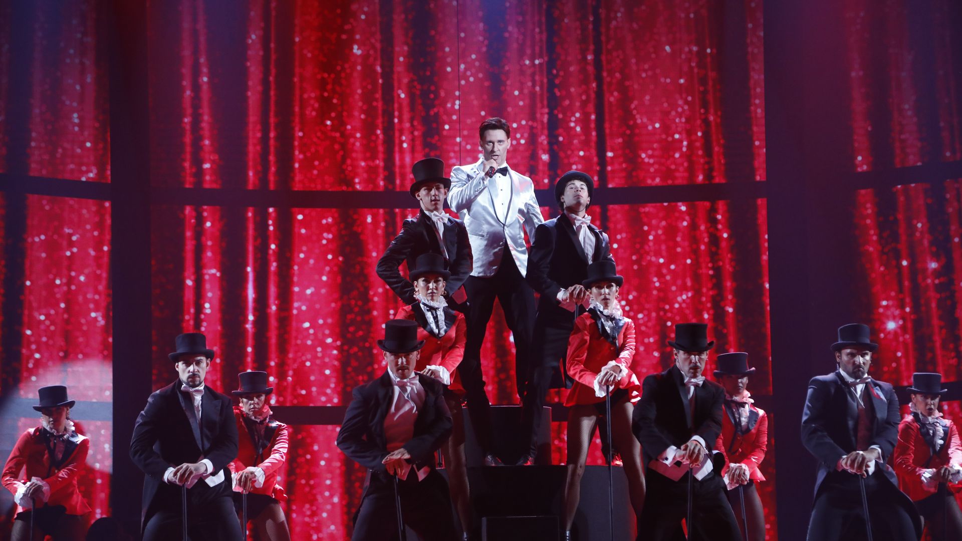 J Kbello imitó a Hugh Jackman en 'El gran showman'