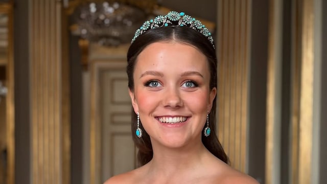 Isabella de Dinamarca en el día de su 18 cumpleaños