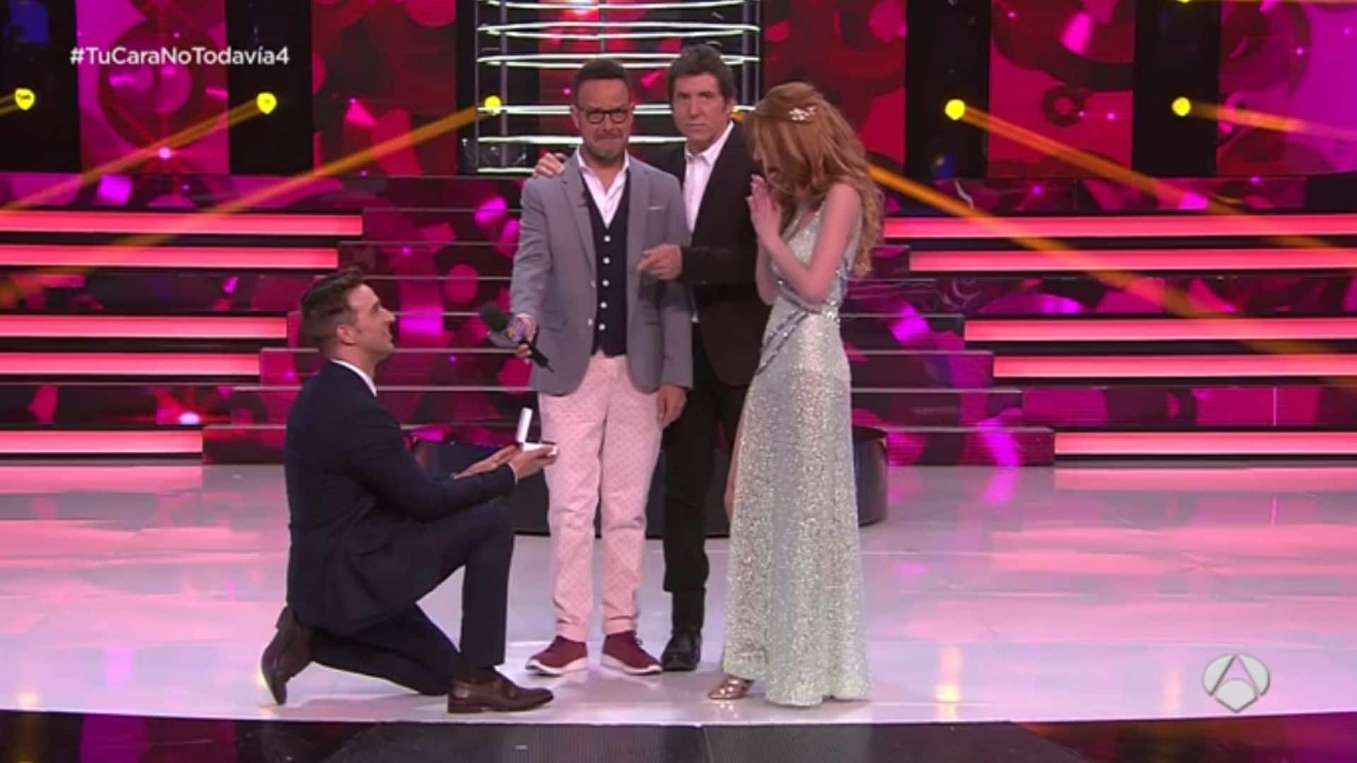 La emotiva petición de mano en directo en 'Tu cara no me suena todavía'