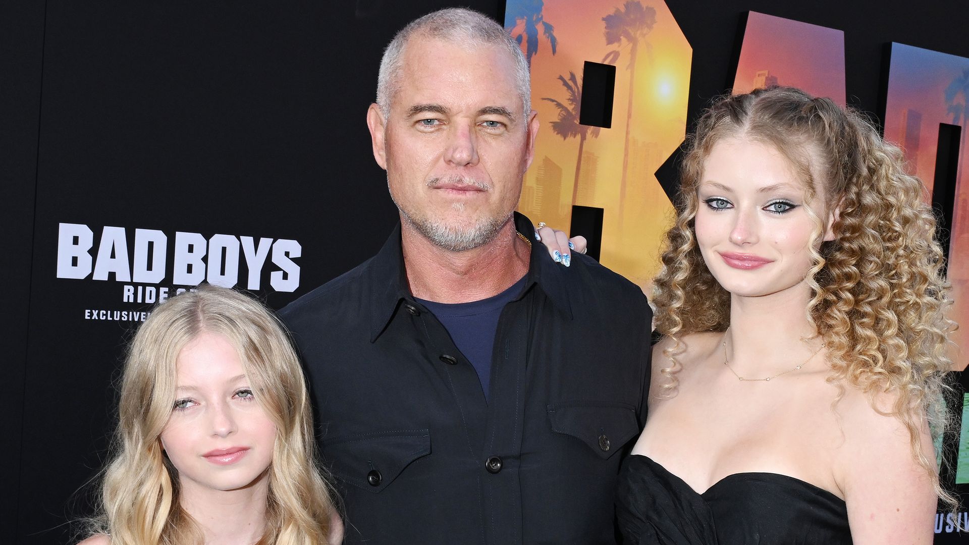 Eric Dane con sus dos hijas Georgia y Billie