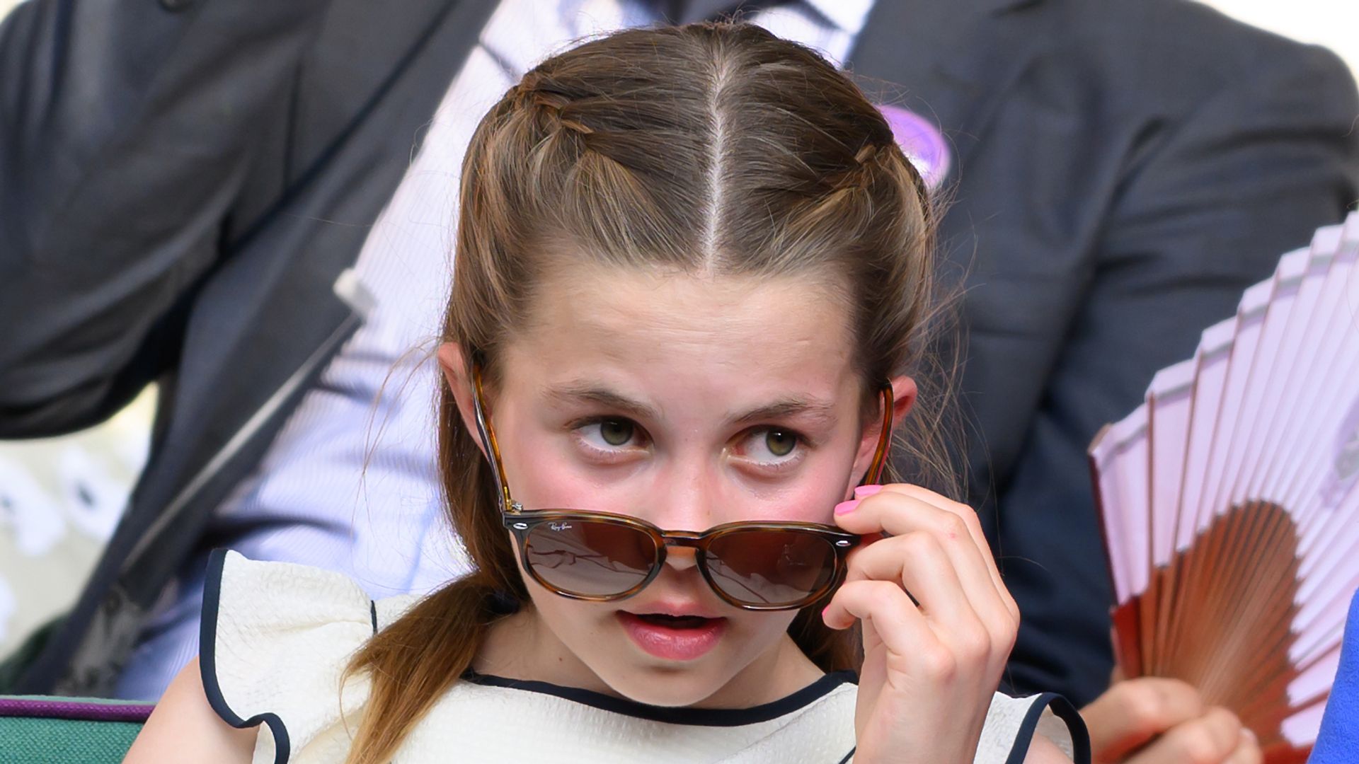 La princesa Charlotte en la final de Wimbledon el 13 de julio de 2025