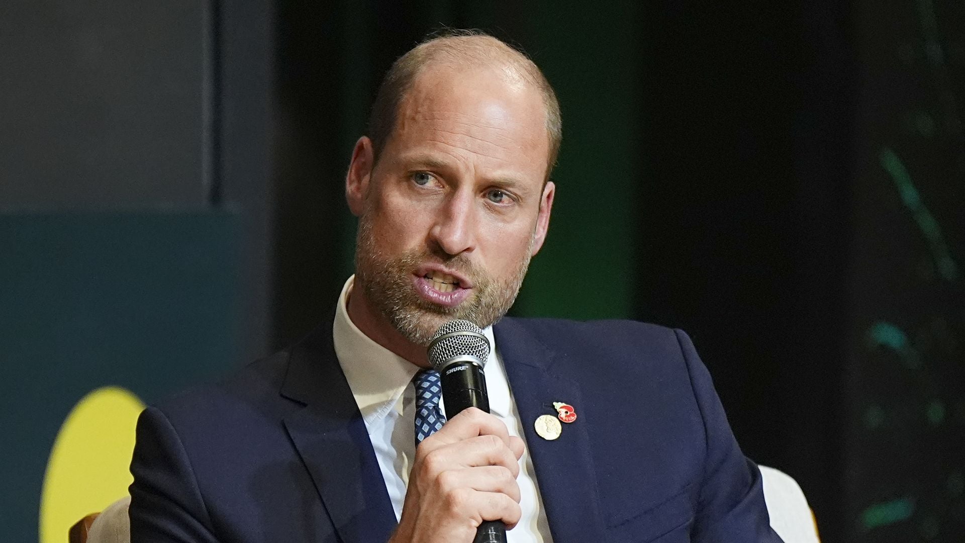 El príncipe Guillermo durante los premios Earthshot de 2025