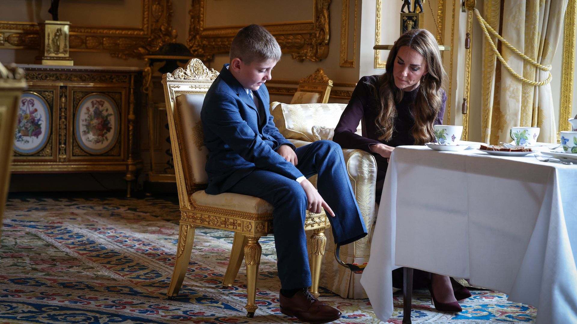Kate Middleton: un símbolico "tea party" en el Castillo de Windsor