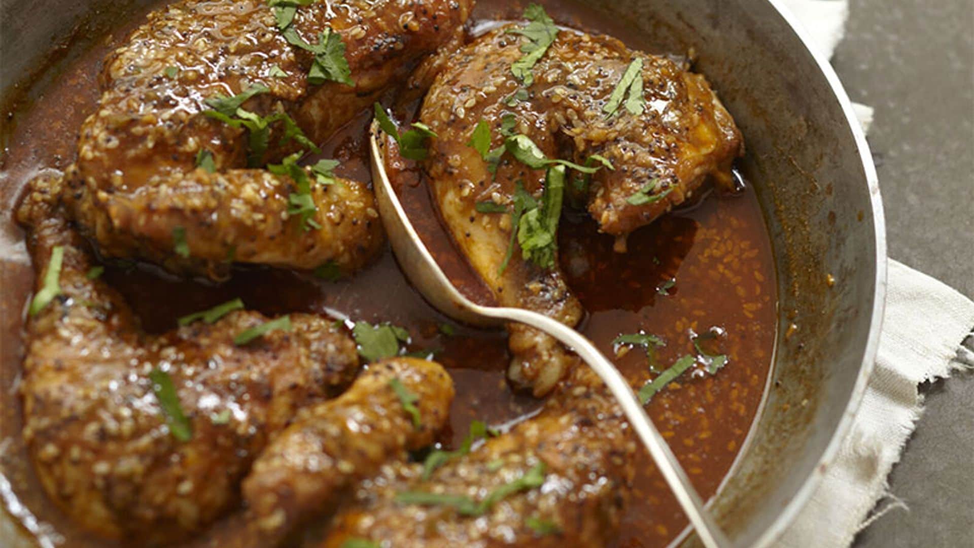 Pollo en salsa de tamarindo