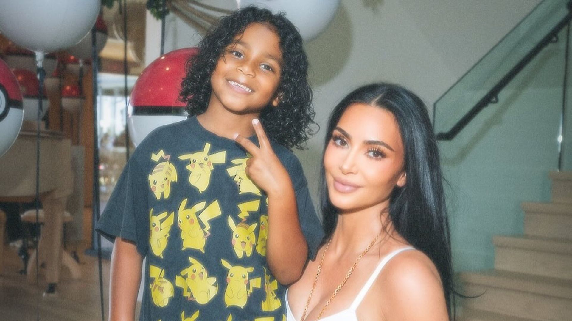 Kim Kardashian celebra el 7 cumpleaños de su hijo Psalm West con una espectacular fiesta Pokémon y un regalo de valor incalculable