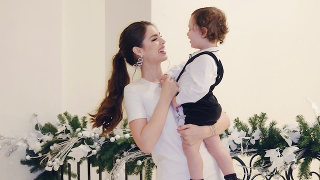 Nadia Ferreira y su hijo 'Marquitos'.