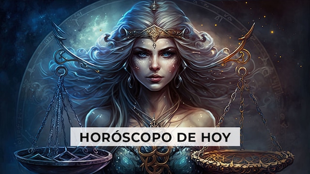 Mujer representando al signo de Libra