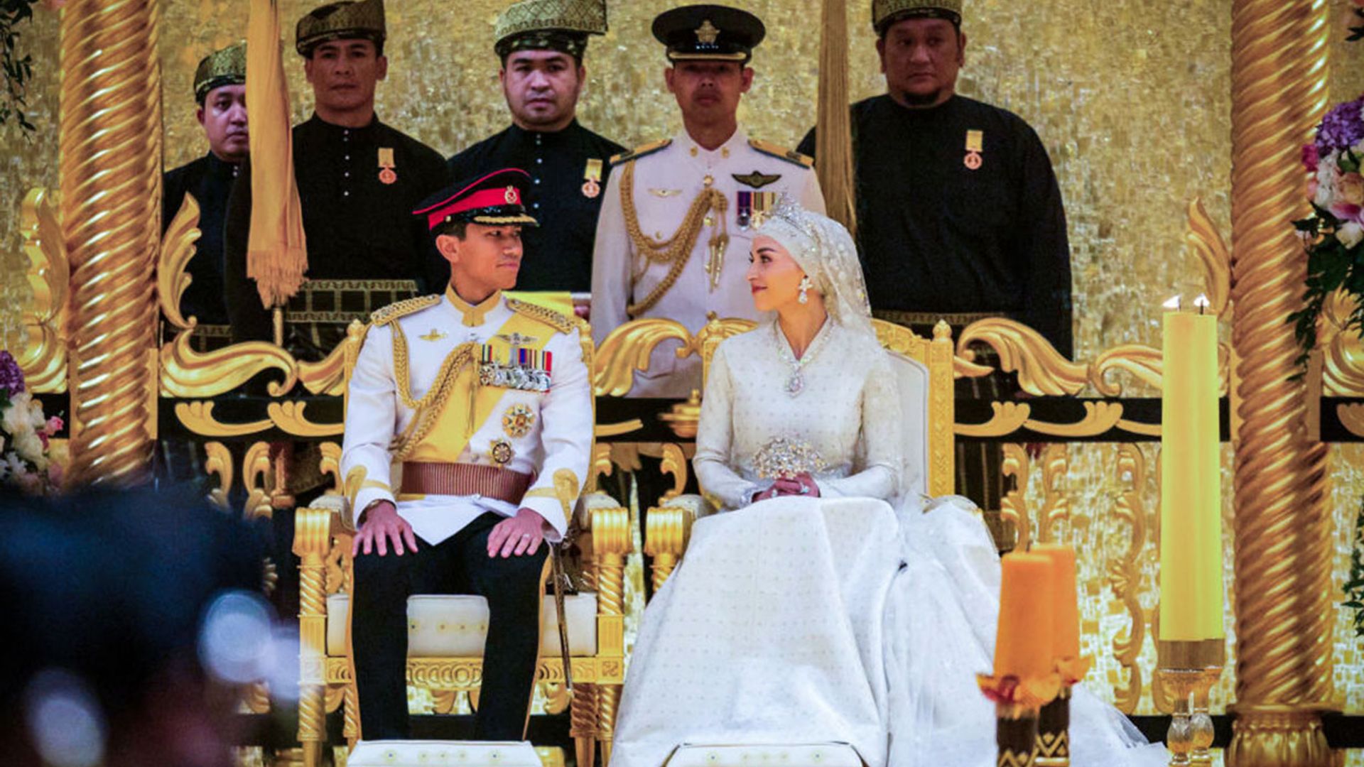 El príncipe de Brunei oficializa su unión con Anisha Isa Kalebic en una ceremonia con presencia 'royal'