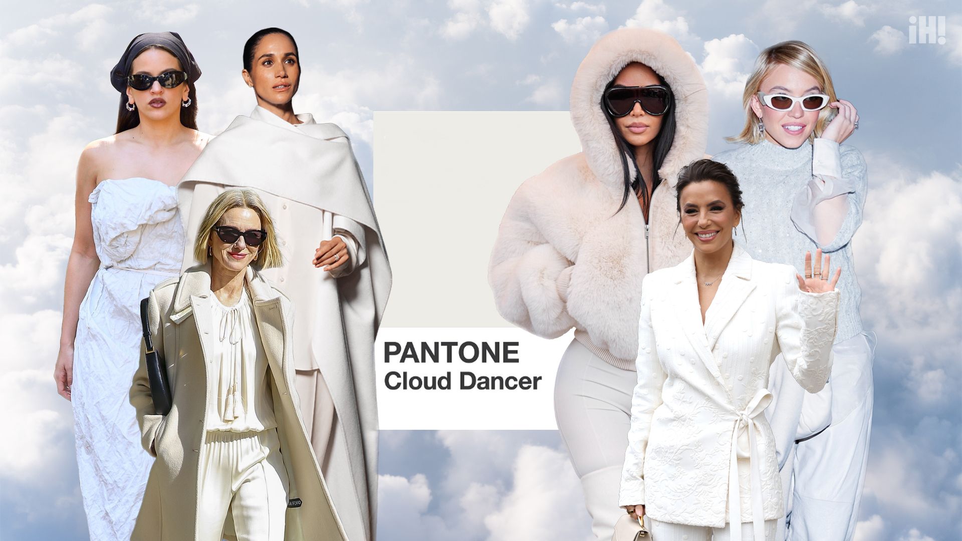 Así llevan las celebridades el color del año 2026 Cloud Dancer