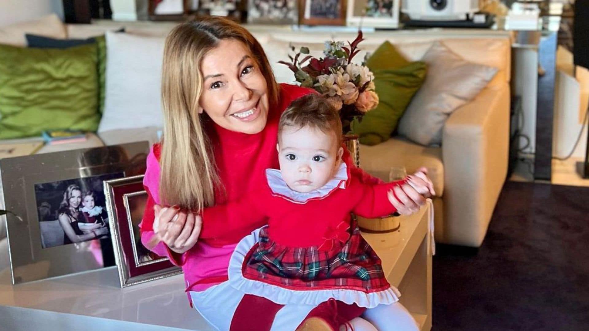 Ana Obregón celebra el 10º cumplemés de su hija Anita un día antes de dar el pregón en las fiestas de Alcobendas