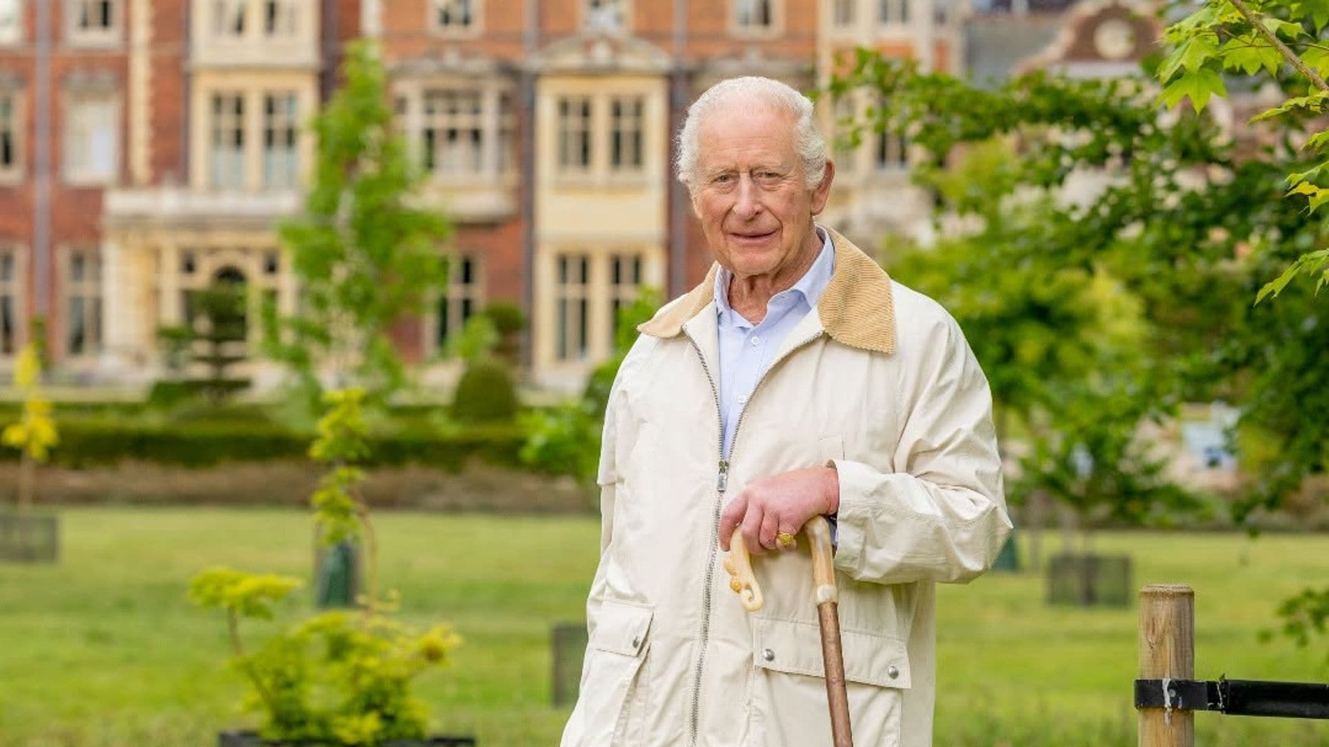 El rey Carlos en su finca de Sandringham
