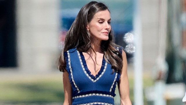 La reina Letizia en Marín 