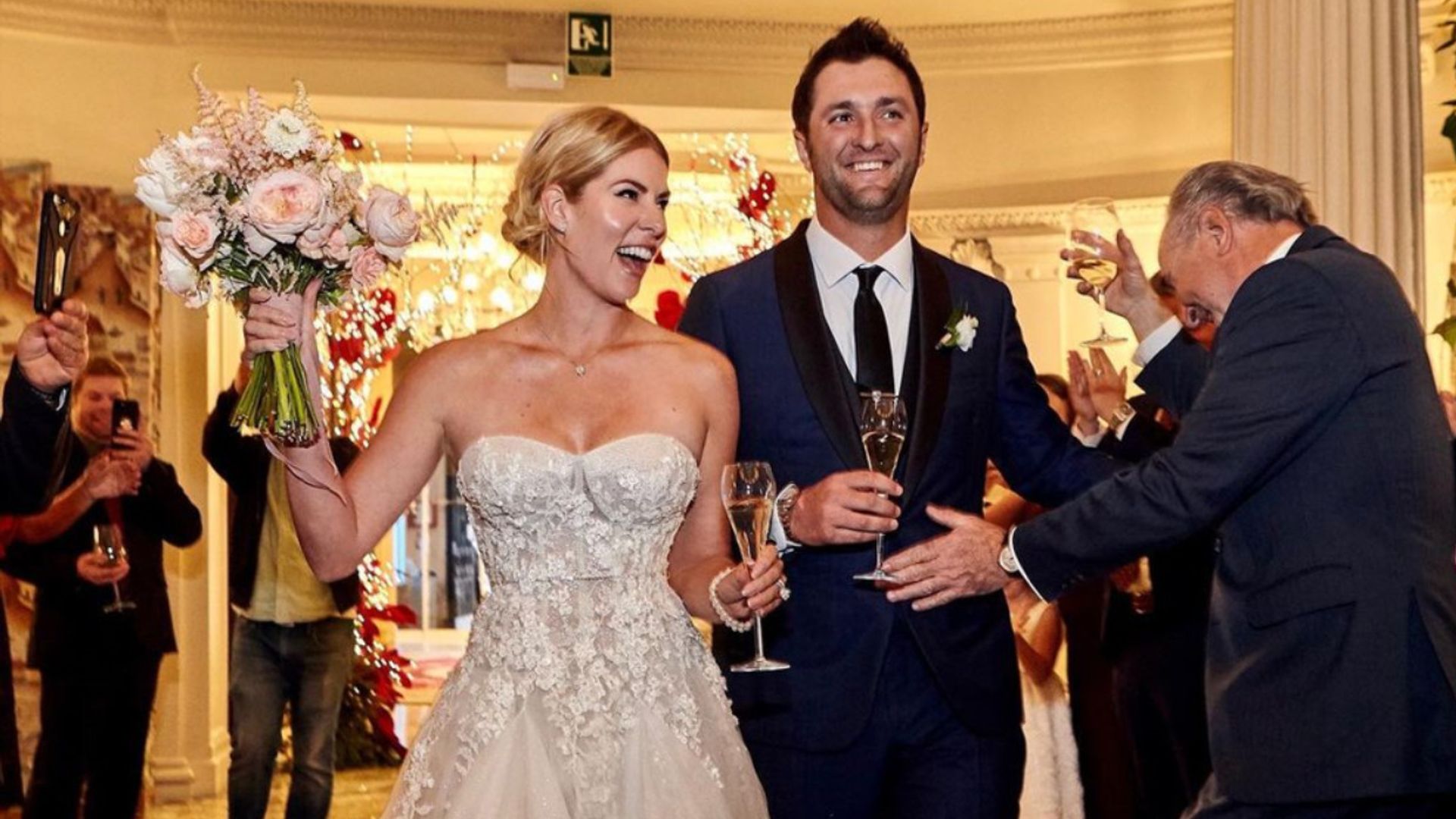 La historia de amor de Jon Rahm y su mujer que recuerda al guión de una película romántica americana