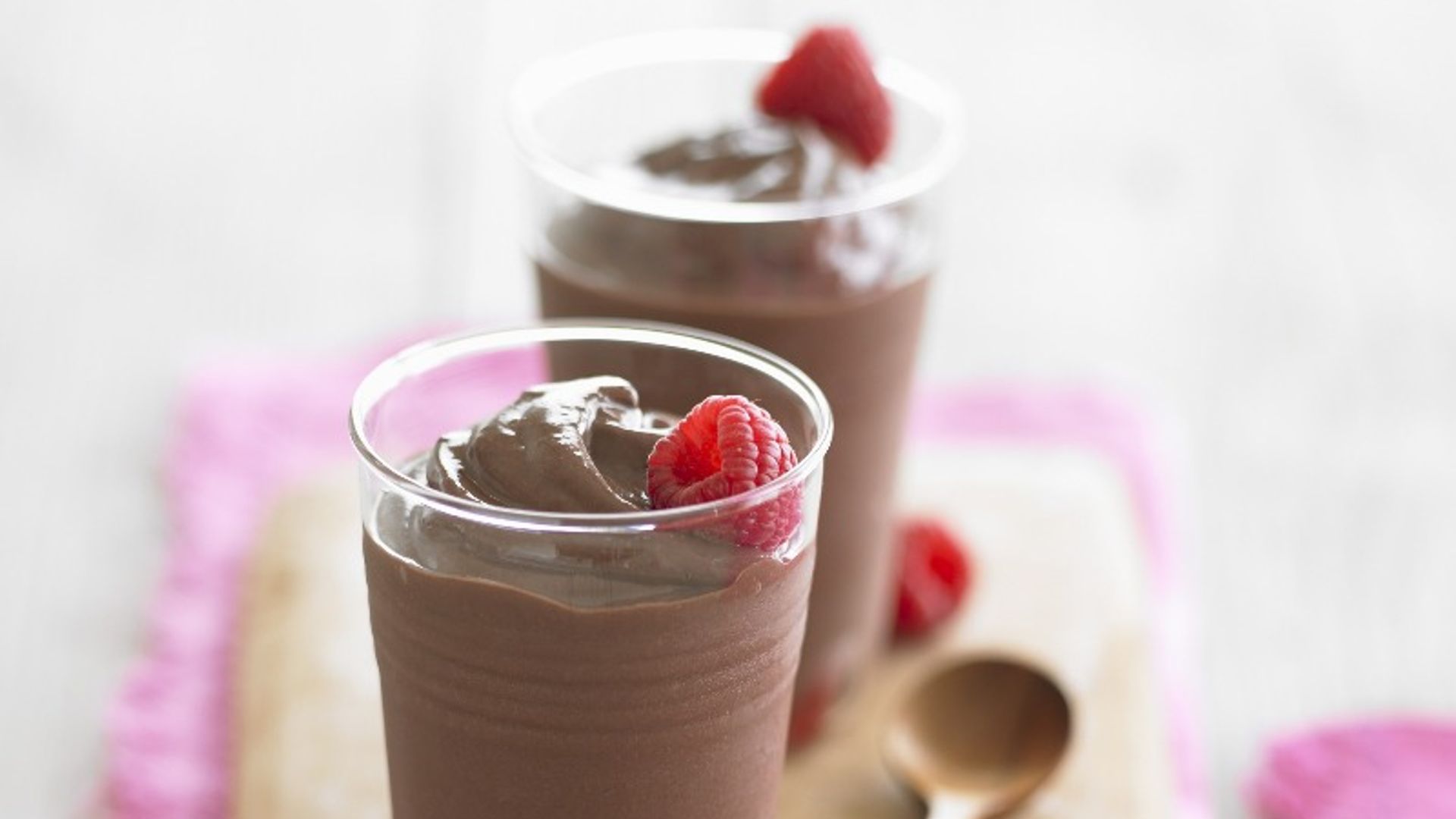 'Mousse' de chocolate negro picante